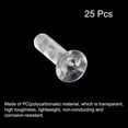 thumbnail image 3 of Unique Bargains M6x25mm Plastic Phillips Machine Screws, PC Flat Head Machine Bolts 25 Pack, 3 of 4