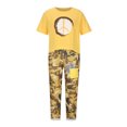 thumbnail image 4 of Jsaierl Ensembles en Lin pour Femmes 2 Pcs Dames Imprimé Col Ras du Cou Manches Mi-Longues Chandail à Enfiler Chemise Hauts et Pantalons Ensemble de Pantalons, 4 of 8