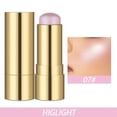 thumbnail image 1 of FcBaudy 3 In 1 Multi Stick Blush For Cheeks & Lip Tint & Eyeshadow Makeup, Blush Stick + Highlighter Stick + Bronzer / Complete Face Make Up Powder blusher stick, 1 of 1