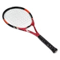 thumbnail image 4 of Raquette de Tennis en Carbone, Poignée Enveloppée en PU Cadre Protecteur Ultra Léger avec Sac de Rangement pour Entraînement Rouge, 4 of 7