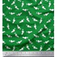 thumbnail image 1 of Soimoi Tissu Crêpe polyester Imprimé Floral & Chat 1 Yard 42 Pouces de Large, 1 of 3