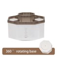 thumbnail image 2 of Pompotops 5-grid Multi-function Large-capacity Desktop Storage Box Student Office Pen Bucket Makeup Brush Holder Rotating, 360-degree Rotating Personalized Pen Holder Clearance, 2 of 3