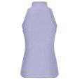 thumbnail image 3 of Birdeem Womens Summer Irregular Sleeveless Hollowed-Out Kink Wool Vest Womens Fashion Semi-High Collar Solid Color, 3 of 5