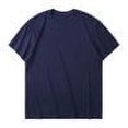 thumbnail image 4 of Pisexur T Shirts for Man , Hommes Couleur Unie Mode Décontractée Ventilée Col Rond Exercice Manches Courtes Haut Marine, m Chemises de Golf Hommes & Chemises Hommes, 4 of 4