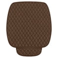thumbnail image 1 of Breathable Linen Car Seat Cover Half Mat Non-Slip Storage Pocket Universal Vehicle Driver Cushion Auto Comfort Accessories, 1 of 4
