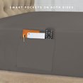 thumbnail image 3 of Mocassi Comforter Set, 8-Piece Pintuck Down Alternative, Soft & Plush Bedding Set Perfect for Any Bed Room, King/California King Size, Gray, 3 of 6