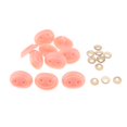 thumbnail image 4 of Esquirla 10 Pieces Pig Mini Noses with Washer Children DIY Making Accessories 26X34mm, 4 of 6