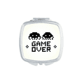 thumbnail image 1 of Game Over Little Monster Pixel Mirror Portable Compact Pocket Makeup Double Sided Glass, 1 of 3