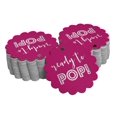 thumbnail image 1 of Inkdotpot Pack Of 100 Ready To Pop Baby Shower Favor Paper Tags Craft Real Silver Foil Hang Tags, 1 of 6