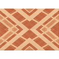 thumbnail image 1 of Ahgly Company Tapis d'Intérieur Rectangulaire Transitionnel Orange Rouge Orange Lavable à la Machine, 5 Pieds x 7 Pieds, 1 of 7