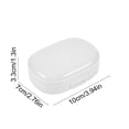 thumbnail image 3 of Kadlawus Mini Weekly Organizer Box 7 Grids for Travel, MoistureProof Pill Storage Container, Portable Case with Removable Compartments, Small Pill Box for Vitamins, Supplements, 3 of 6