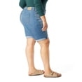thumbnail image 2 of Levi Strauss Signature.™ Women's Plus Mid Rise Bermuda Shorts, 2 of 3