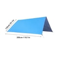 thumbnail image 3 of Vaidha Outdoor Light And DampproofWaterproof Sunshade Beach Awning Shade Tent, 3 of 3
