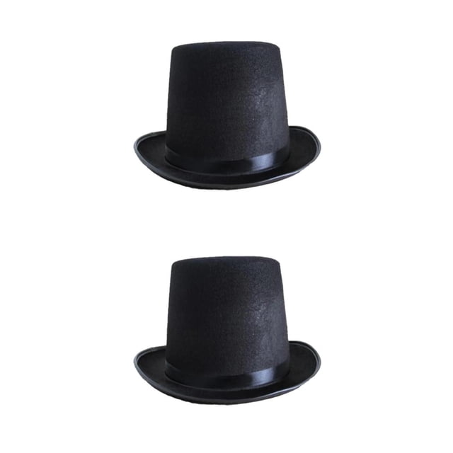 Transemion Adult Top Hat Victorian Magician Fancy Accessory Fit One Dress Size Most Style A 2Set