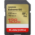 thumbnail image 1 of Carte SD UHS‑I SANDISK Extreme® GO 128Go, 1 of 7