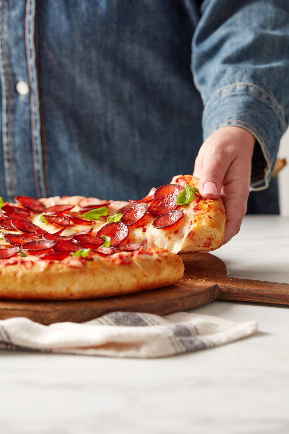 Toppings Cup & Char™ Hot & Honey Pepperoni, High Protein, Hot Honey Flavoured Pepperoni