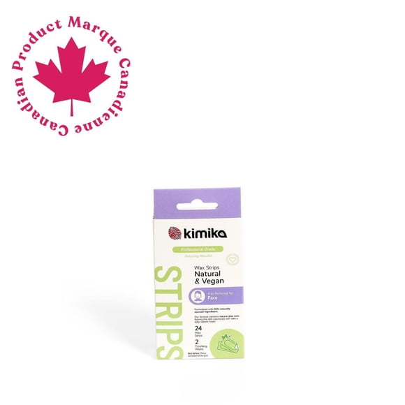 KIMIKA BEAUTY PRO Bandes de cire naturelle & Végétalienne pour visage