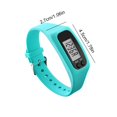 thumbnail image 2 of EstbridgeLed Pedometer Bracelet Wrist Calorie Counter 12/24H Time Display Walking Running Pedometer Multi-function Silicone Step Tracker for Adults, 2 of 10