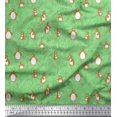 thumbnail image 1 of Soimoi Silk Fabric Floral & Penguin Ocean Print Fabric by Yard 42 Inch Wide, 1 of 3