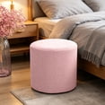 thumbnail image 1 of Yrmaups Housse Extensible Ronde pour Tabouret Ottoman, Tissu Imperméable Slipcover, Protecteur Lavable pour Coiffeuse, Chambre, Salon, Maison, 1 of 6