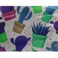 thumbnail image 5 of oneOone Viscose Jersey Fabric Leaves & Floral Block Decor Fabric Printed BTY 60 Inch Wide, 5 of 5