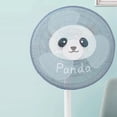 thumbnail image 3 of Round Electric Fan Guard Dust Cover, Damp Proof Cover for Pedestal Fan Summer Washable Dustproof Safety Fan Protection, Washable Reusable, Anti Dust Cover, Workable for Round Fan, 3 of 7