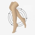 thumbnail image 3 of GPOECD Thigh High Compression Socks for Women Men Improved Circulation Over Knee Support Stockings Comfortable Stretchable Gradient Beige,, 3 of 3