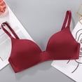 thumbnail image 2 of Kcodviy Women's Comfortable and Transparent Sports Bra Shoulder Strap Cordless Backless Packs of Bras Spongeless with Convertible Shoulder Backless Bra Straps, 2 of 3