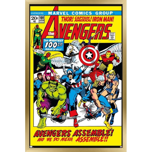 Marvel Comics - Avengers #100 Wall Poster, 22.375" x 34"