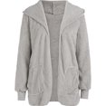 thumbnail image 4 of Innerwin Manteau à Capuche pour Femmes, Veste d'Hiver Chaude à Manches Longues, Gris 4TG, 4 of 6