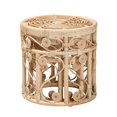 thumbnail image 2 of Baxton Studio Ensemble de Tables d'Appoint Gigognes 2 Pcs en Rotin Brun Naturel Moderne Bohème, 2 of 5