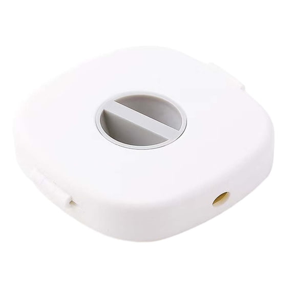 Organisateur de Rangement Rotatif Mini en Plastique pour Câbles, Boîte de Gestion de Bureau Portable pour Cordons de Chargement d'Écouteurs