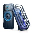 thumbnail image 1 of Dexnor for iPhone 16 Case with Slide Camera Cover & Adjustable Kickstand & Built-in Screen Protector,Compatible with MagSafe Shockproof Bumper Cases Heavy-Duty Magnetic Protective Cover, Blue, 1 of 7