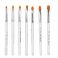 thumbnail image 2 of 7Pcs Transparent Handle Nail Art Brush Nail Brush, Nail Art Brush Diy Pen Pattern Nail Painting Drawing  Gel Pen Art  Diy Pattern Nail Painting Drawing Pen Nail Art Design, 2 of 8