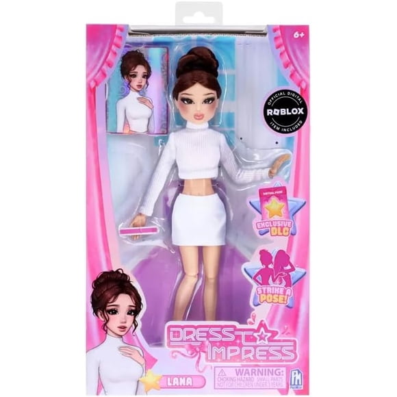 Dress To Impress - Lana Fashion Doll - 11.5 in Tall doll with exclusive DLC code