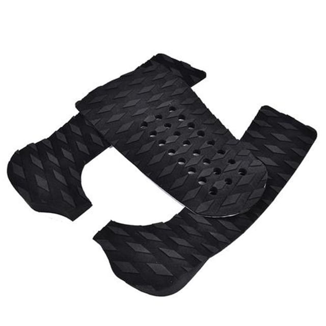 facefd 3 Pcs Pad de Traction pour Planche de Surf Pad Antidérapant EVA grip de Pont Tapis de Queue Accessoires de Surf Points