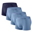 thumbnail image 1 of Plebaso Mens Boxer Briefs Stretch Comfortable Quick Dry Underwear Soft Breathable Boxers for Men (4 Pack), 1 of 2