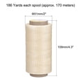 thumbnail image 2 of Unique Bargains 186 Yards 210D/1mm Leather Sewing Thread Polyester Waxed Cord, Linen, 2 of 5