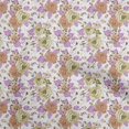 thumbnail image 1 of oneOone Velvet Light Green Fabric Asian Floral Craft Projects Decor Fabric Printed By The Yard 58 Inch Wide, 1 of 4