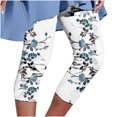 thumbnail image 1 of drppepioner Capris d'Été pour Femmes à Taille Élastique Imprimée, TTG, 1 of 1