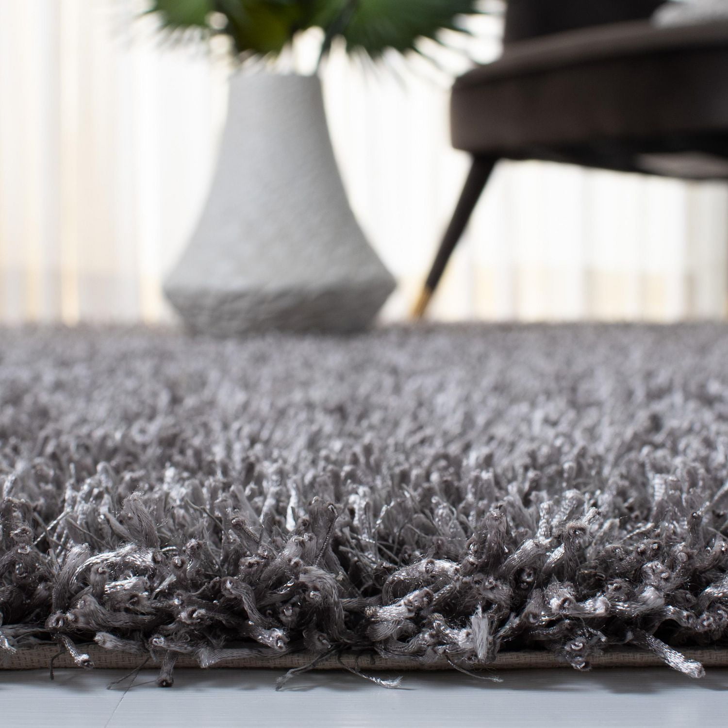 Safavieh New Orleans Darius Tapis Peluche Solide Shag