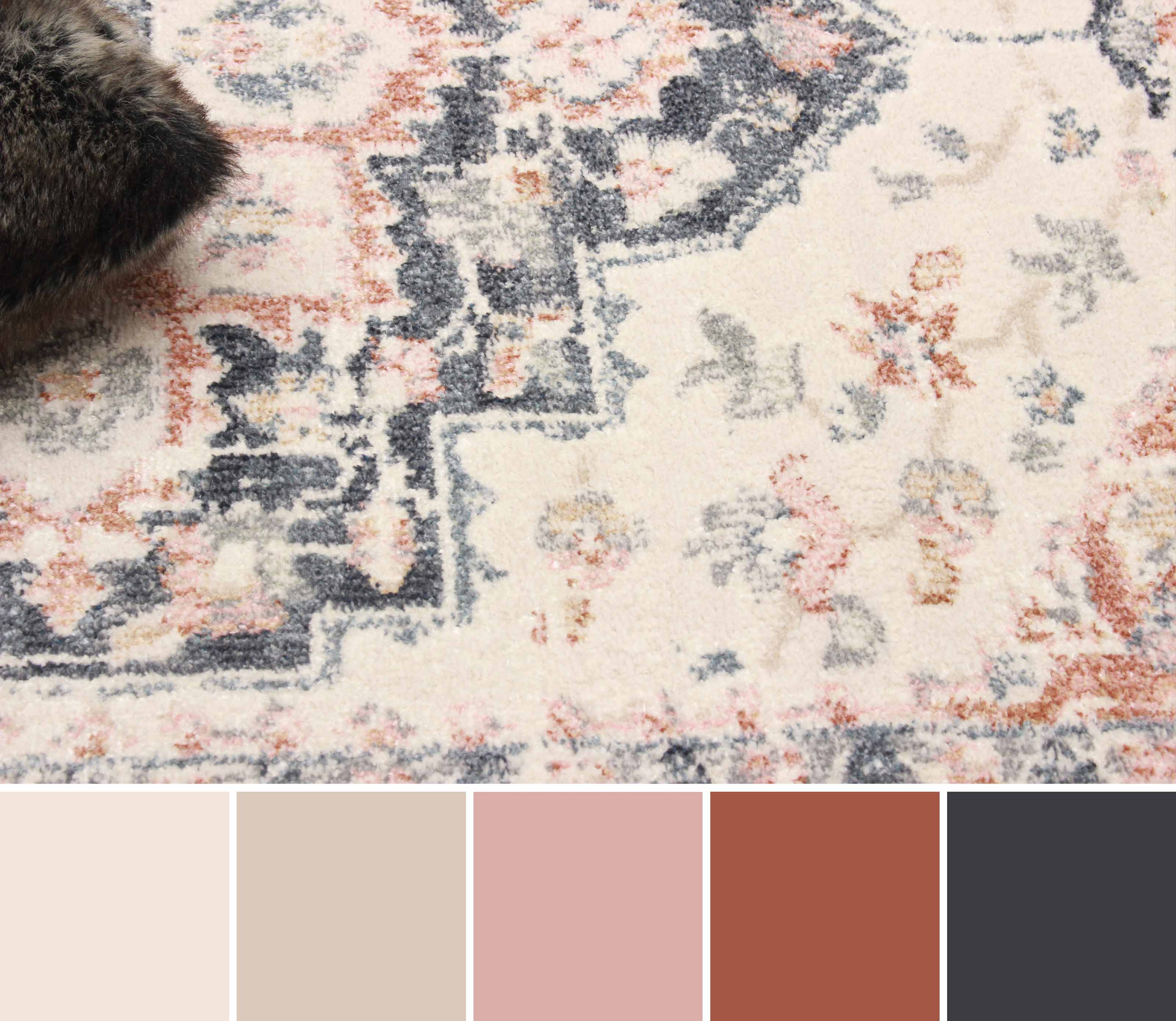 ECARPET Heriza Traditional Area Rug for Living Room, Bedroom, Dining Entrance, Hallway and More.