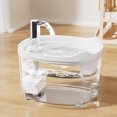 thumbnail image 3 of RKSTN Water Dispense Cat Drinking Fountain Automatic Circulation Flow Water Fountain White, 3 of 5