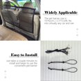 thumbnail image 2 of Mistaha Dog Car Barrier SUV Pet Barrier See Through Net Pet Barrier Safety Vehicle Barrier Pet Separation Net Fence for Car Trucks Car Divider for Driving Safely with Children & Pets, 2 of 8