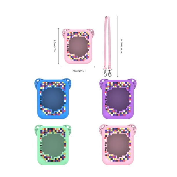MVRLSH Moins de 10$ Bitzee Jouet Interactif Animal de Compagnie Numérique Bisling Machine pour Animal Électronique Étui de Protection en Silicone