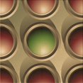 thumbnail image 1 of Ahgly Company Tapis d'Intérieur Lavable en Machine Carré Caramel Brun, 8 Pieds Carré, 1 of 7