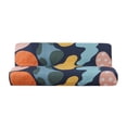 thumbnail image 2 of yuksok Armless Futon Cover Furniture Protector Elastic Polyester Stretch Sofa Slipcover Colorful, 2 of 9