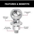 thumbnail image 4 of TCE ATRLY2019U Torin 2" Diameter Trailer Hitch Ball: 1.75 Ton (3,500 lb) Capacity, 4 of 5