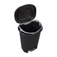 thumbnail image 3 of Rubbermaid Classic Premium 13G Step-On Trash Can, Black, 3 of 7