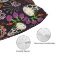 thumbnail image 3 of Cauagu Halloween With Skull Print Pillow Covers with Envelope Closure,1PC Pillow Cases Decorative Pillow Case for Bed & Couch, Pillows Not Included-14"x20", 3 of 6